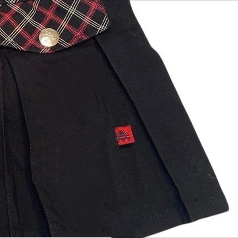 Daang Goodman For Tripp NYC Black And Red Mini Skirt